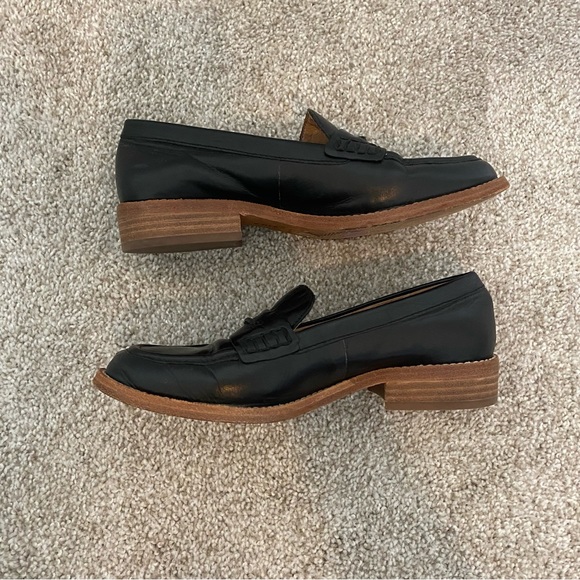 Madewell Black Leather Loafers - Picture 4 of 6